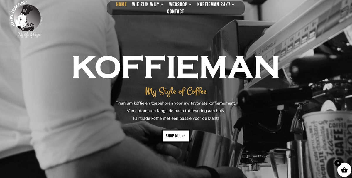 Fast Solutions - Koffieman is een WordPress-thema speciaal ontworpen voor coffeeshops. Dit thema is perfect voor mensen die een visueel aantrekkelijke en gebruiksvriendelijke website nodig hebben om hun koffieaanbod onder de aandacht te brengen. Met zijn responsieve ontwerp